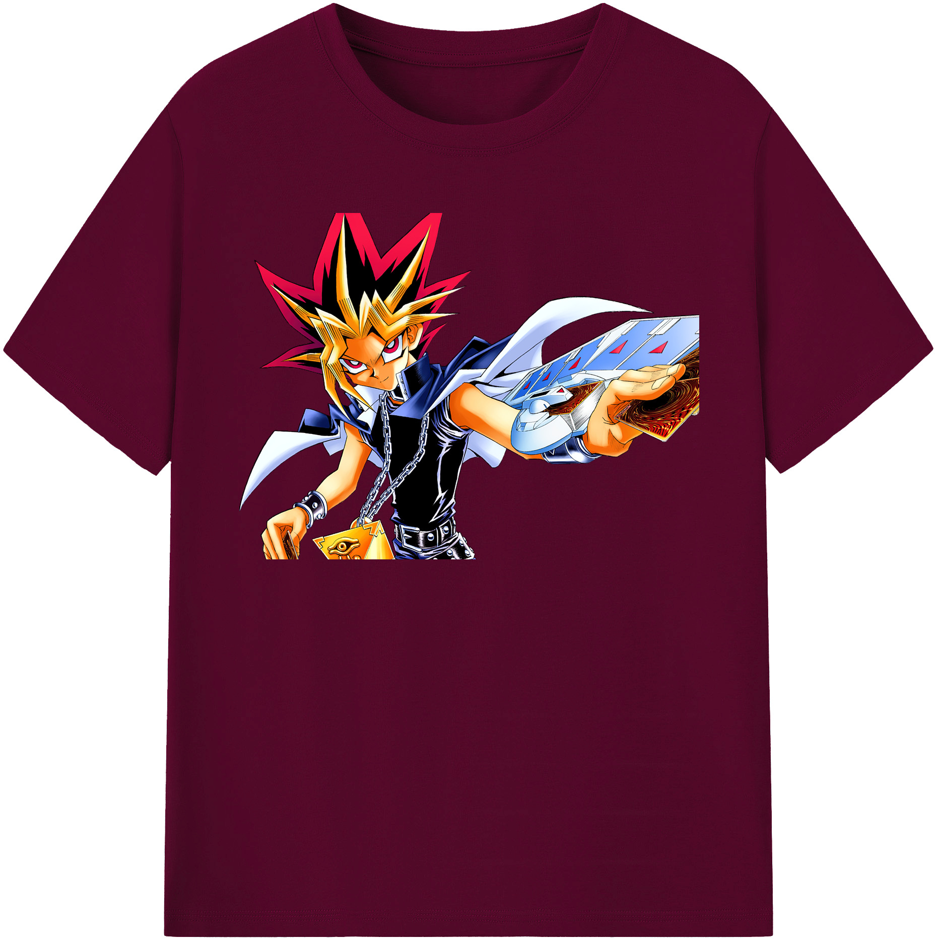 （画像用） 遊☆戯☆王 Yu-Gi-Oh! レディースカジュアルプリントTシャツ（綿100％）
